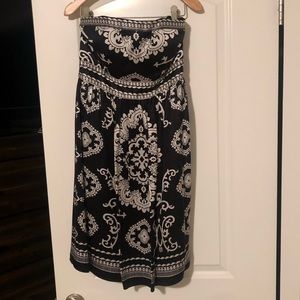 White House Black Market strapless cocktail dress